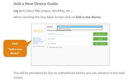 duo  factor authentication quick guides information technology