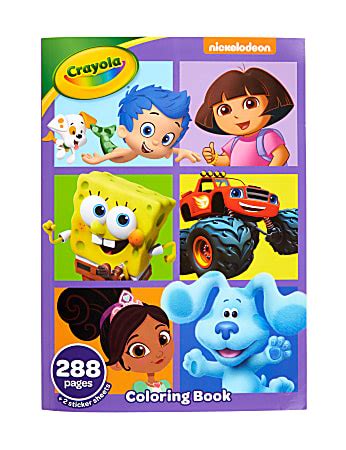 crayola nick jr  page coloring book office depot