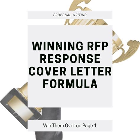 winning formula   rfp response cover letter