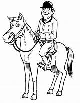 Horse Clipart Coloring Derby Pages Rider Jockey Kentucky Riding Clip Cliparts Equestrian Western Kids Horses Colouring Party Print Printactivities Printables sketch template