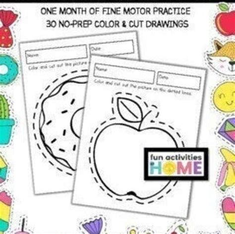 coloring pages  fine motor practice  days  color  etsy