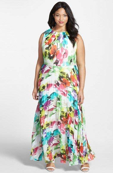eliza j belted floral print chiffon maxi dress plus size