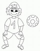 Voetbal Animaatjes sketch template