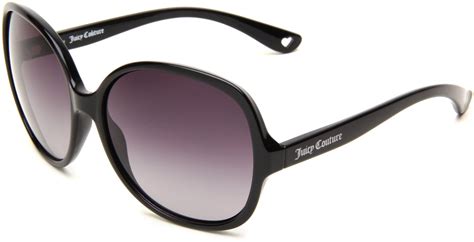 juicy couture womens juicy 514 s round sunglasses in black black frame