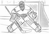 Hockey Coloring Goalie Pages Carey Price Drawing Coloriage Printable Nhl Dessin Imprimer Montreal Colorier Glace Canadians Print Connor Mcdavid Supercoloring sketch template
