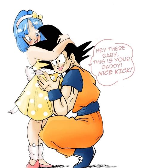 goku and bulma pregnant with their first gohan with images goku and