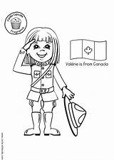 Coloring Canada Pages Valérie Printable sketch template