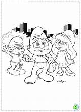 Smurfs Coloring Smurf Print Pages Color Dinokids Book Kids Books Prints Jumbo Games Printable Close Characters sketch template