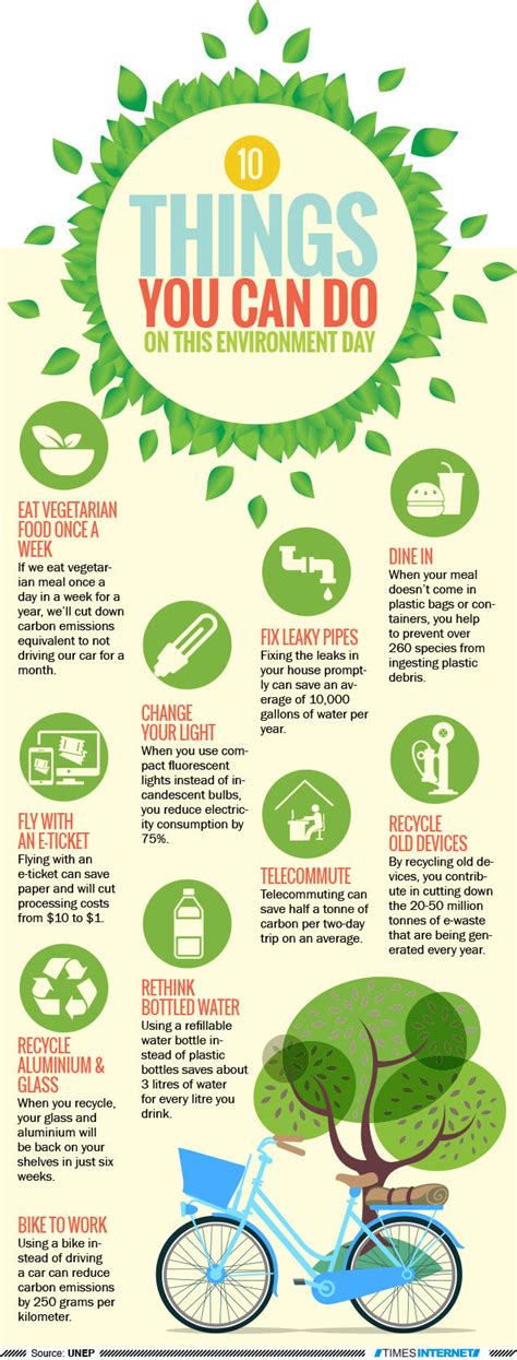 Infographic 10 Must Dos On World Environment Day India News Times