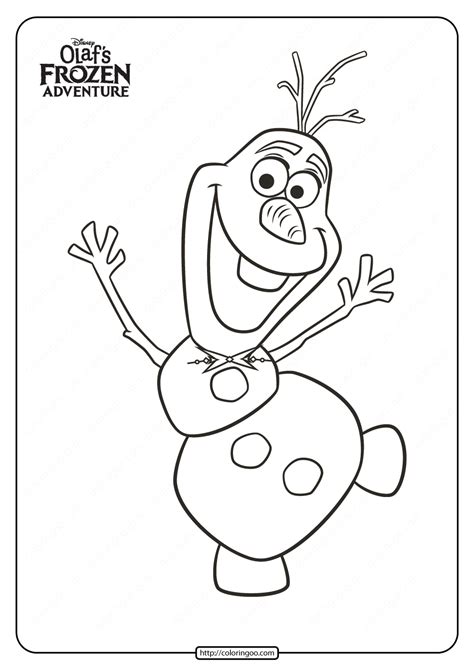 stunning olaf coloring page     creative pencil