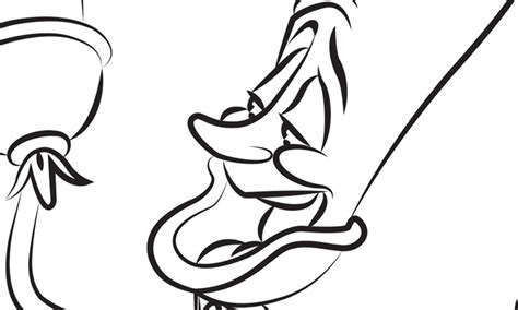 lumiere beauty   beast coloring pages disney movies list