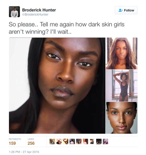 Dark Skinned Model Broderick Hunter Gets Heat For Celebrating Dark