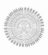 Polynesian Tattoos Tattoo Coloring Pages Sun Shambhala Above Print Click Save sketch template