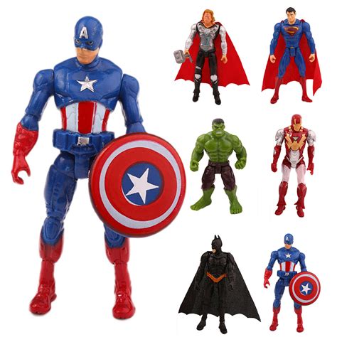 1 6pcs Marvel Avengers Super Hero Incredible Action Figure