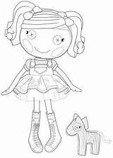Lalaloopsy Poodle sketch template