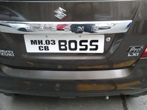vehicle registration number plates times  india