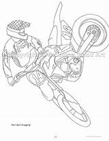 Coloring Motorcross Pages Comments Coloringhome sketch template