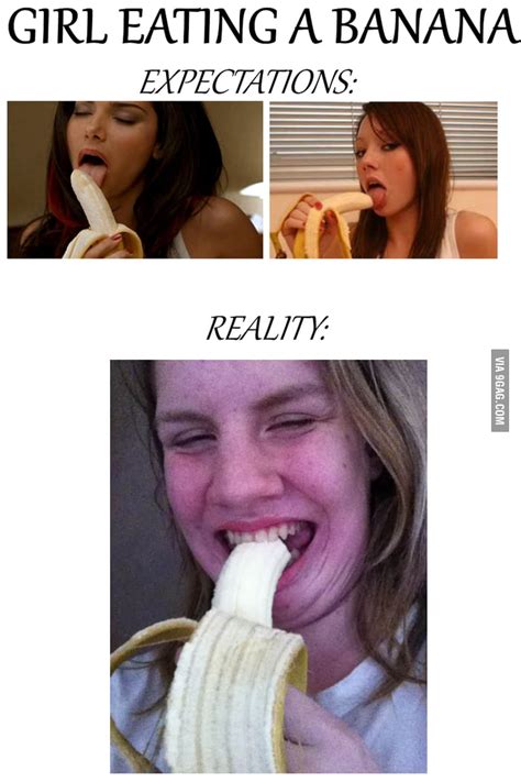 Girl Eating A Banana 9gag