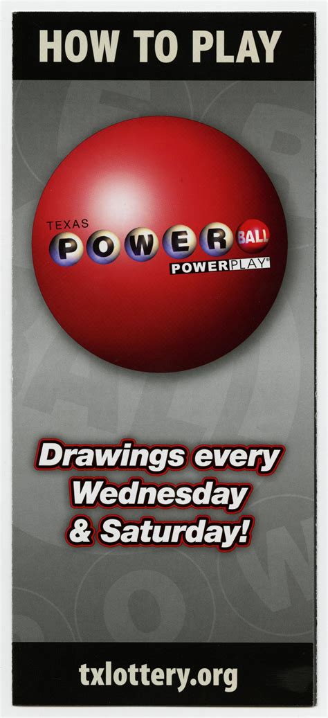 play texas powerball power play  portal  texas history