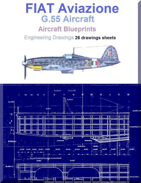 fiat  aircraft blueprints engineering drawings  blueprints aircraft fiat