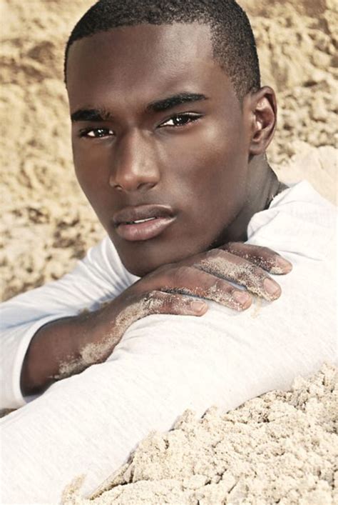 Dark Skin Male Model