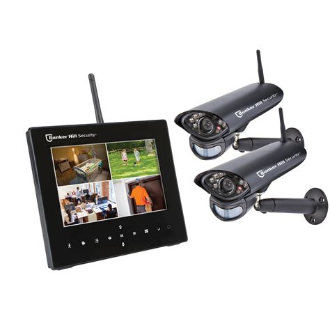 channel wireless surveillance system   cameras