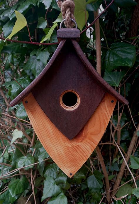 unique handmade hanging birdhouse etsy uk vogelhuisje achterdeuren handgemaakt