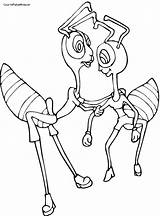 Ant Bully Coloring Pages Grasshopper Worksheet Worksheeto Via sketch template