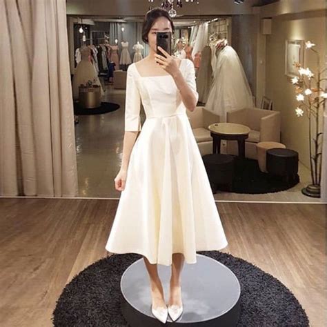 korean simple wedding dress   korean wedding dress simple white dress dresses