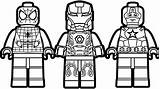 Avengers Lego Coloring Print Pages Printable Avatars Their Size sketch template