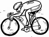 Ciclismo Ciclista sketch template