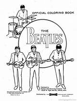 Beatles Coloring Yellow Submarine Popular sketch template