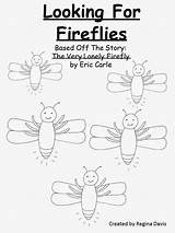 Carle Eric Firefly Fireflies Reader Insectes Coloring Emergent Fairy Volants Purposes Freebie Fairytalesandfictionby2 sketch template