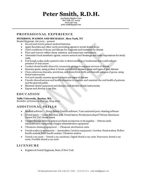 dental hygienist resume examples medical assistant