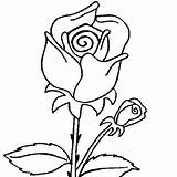Coloring Pages Rose Flower Sunflower Flowers Bud Colouring Online Color Book Choose Board Books sketch template