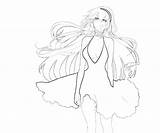 Luka Megurine sketch template