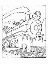 Coloring Train Pages Choo Popular Steam sketch template