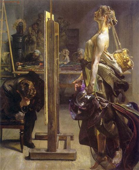 Painter S Inspiration 1897 Jacek Malczewski