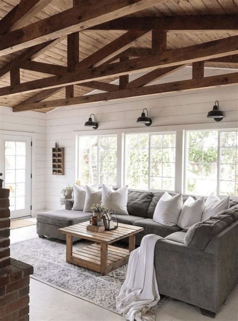 captivating vaulted ceiling design ideas  living room trendhmdcr modern farmhouse