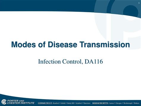 modes  disease transmission powerpoint    id