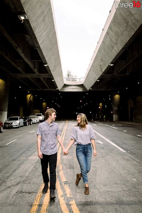 grand ave los angeles engagement