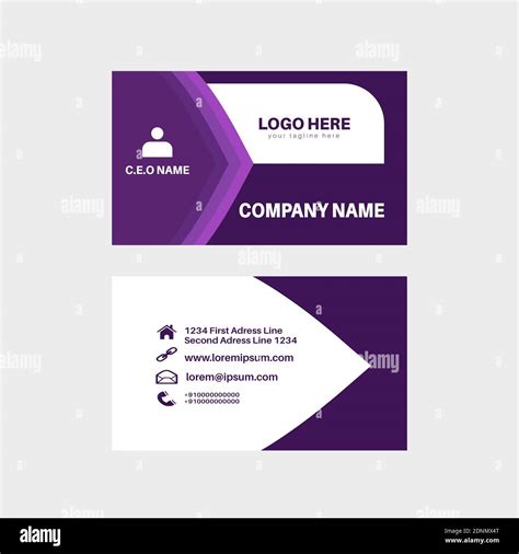 visiting card design stock vector images alamy