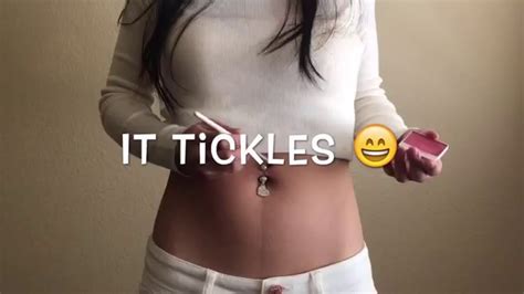 how to fake a belly button piercing youtube
