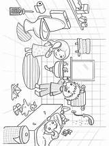 Hygiene Coloring Pages sketch template