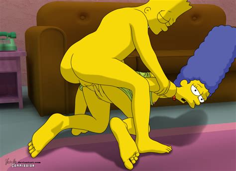 rule 34 ass bart simpson breasts clothes color female human indoors