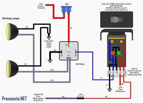 wiring diagram  relays  volt