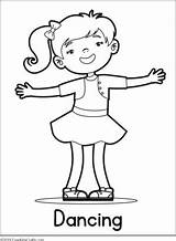 Coloring Pages Physical Activity Shares Freekidscrafts sketch template