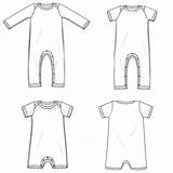 Romper Sewing Coverall sketch template