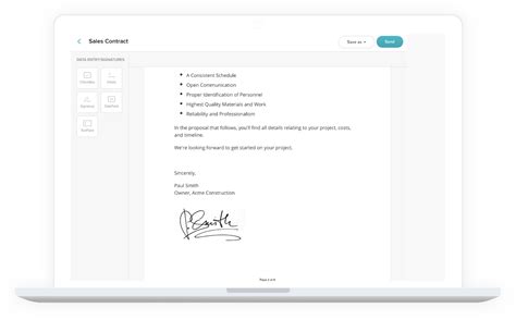 easy electronic signatures  sign documents docsketch