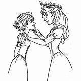 Coloring Pages Daughter Rapunzel Mother Mom Baby Drawing Tangled Pregnant Princess Disney Silhouette Father Keemstar Girl Horse Her Getdrawings Getcolorings sketch template
